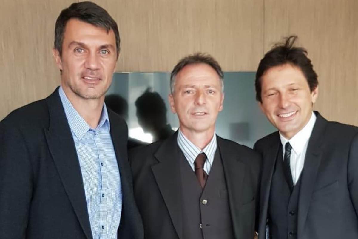 Stefano Guercini Paolo Maldini e Leonardo