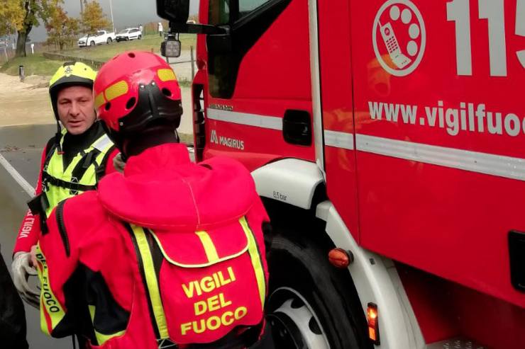 Incendio nel modenese