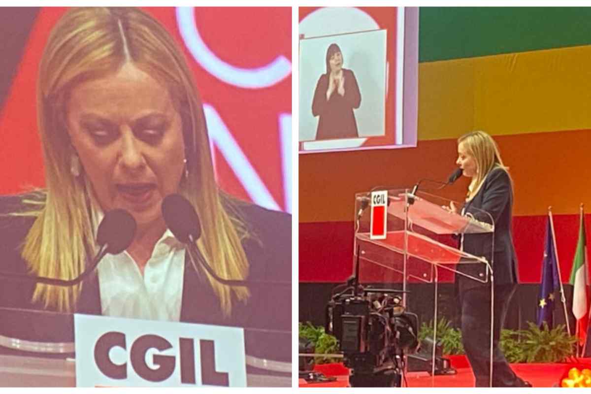 Meloni Congresso Cgil