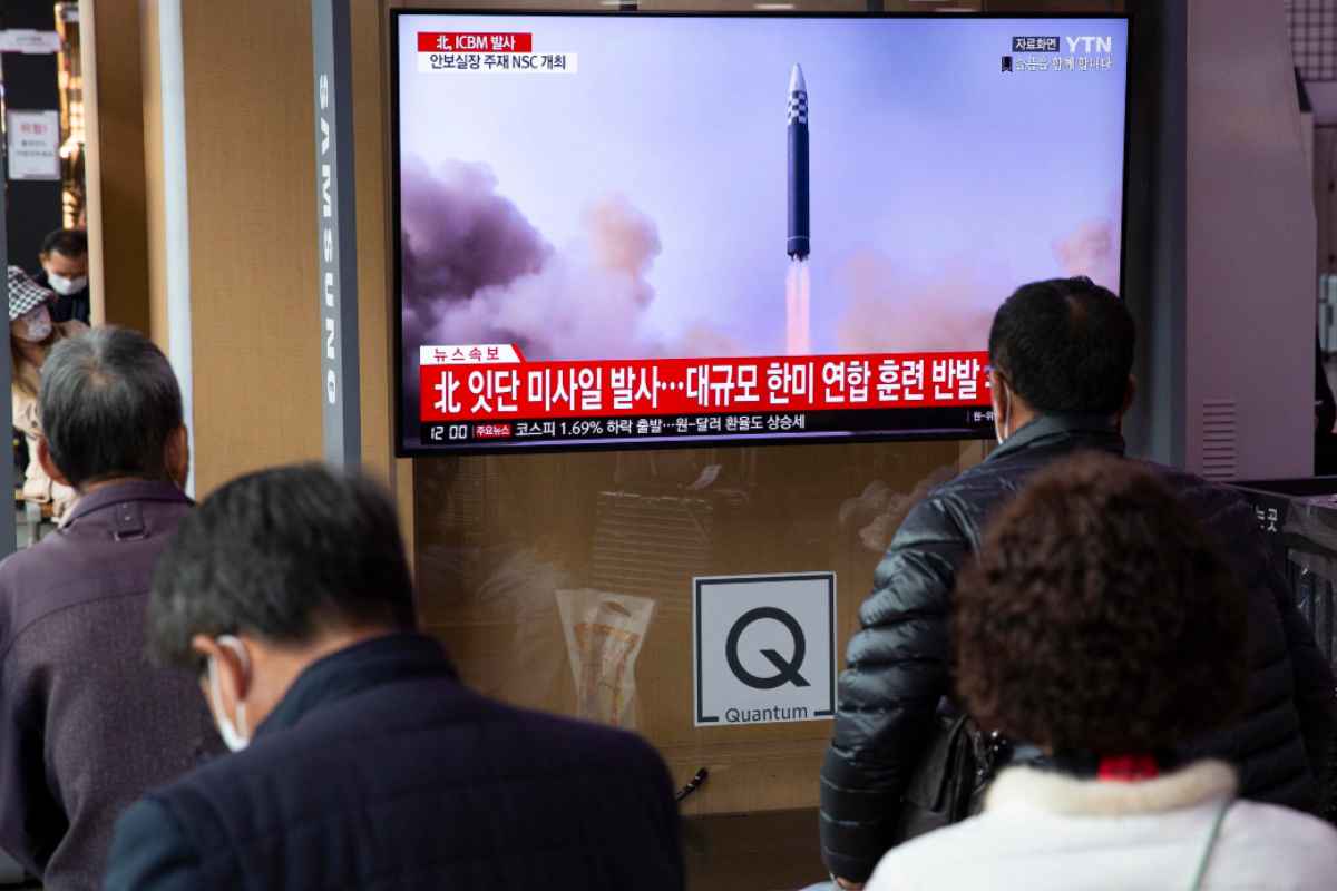 Missile lanciato Corea del Nord