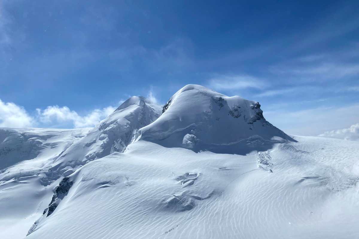 Valanga in montagna