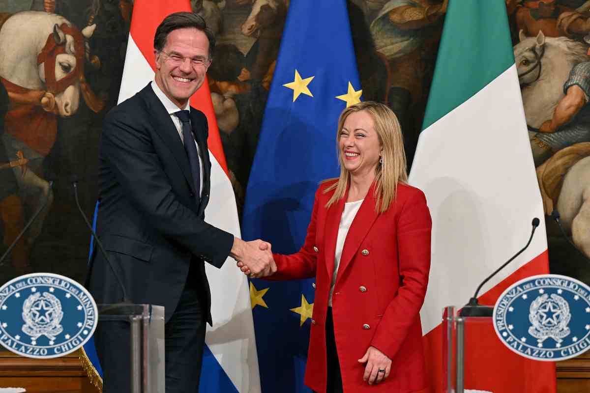 Rutte e Meloni