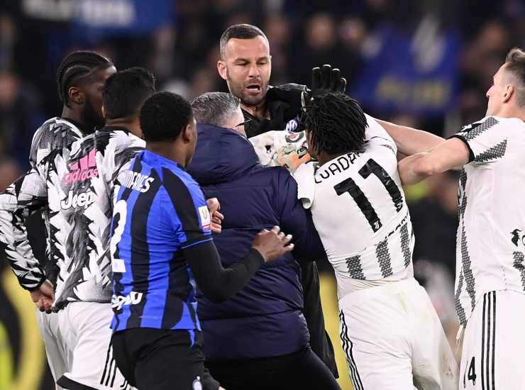 Cuadrado e Handanovic