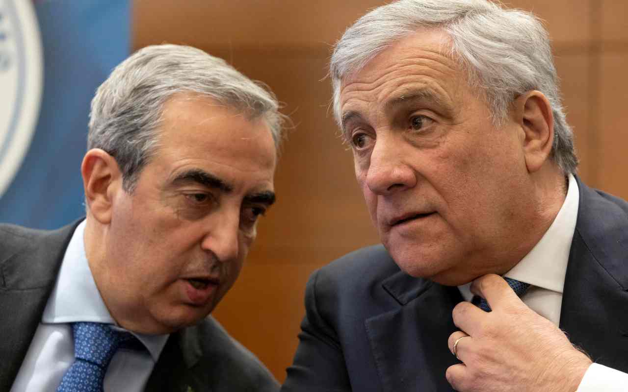 Maurizio Gasparri e Antonio Tajani