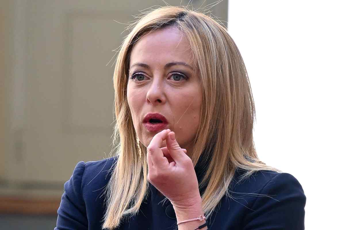 Il premier Giorgia Meloni