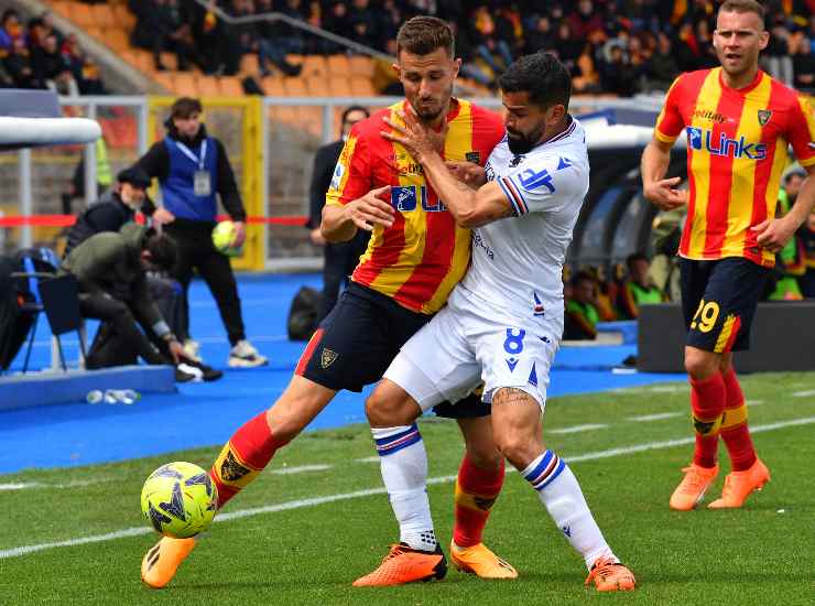 Lecce-Sampdoria tabellino