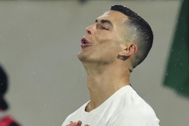 Brutta reazione di Ronaldo