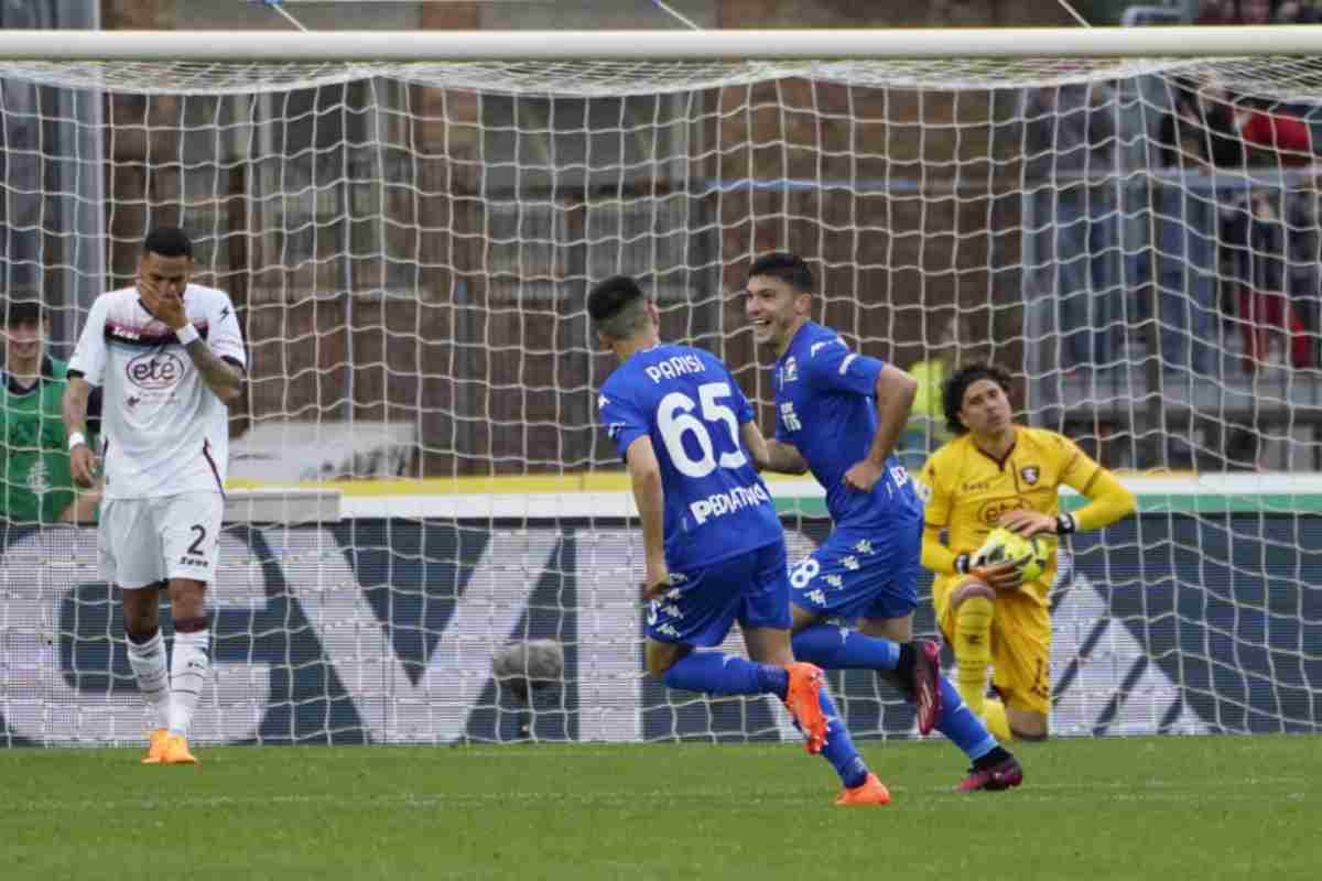 Empoli-Salernitana, 34ma giornata di Serie A
