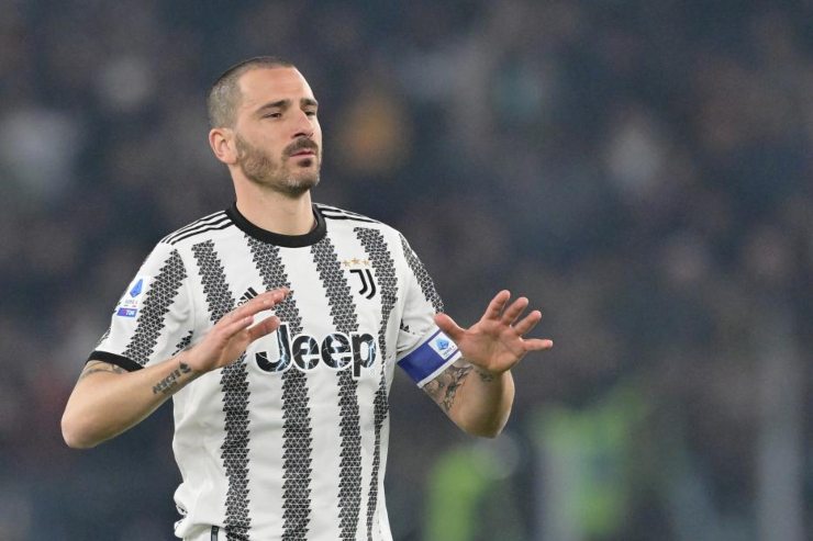 Infortunio per Bonucci, lesione alla coscia