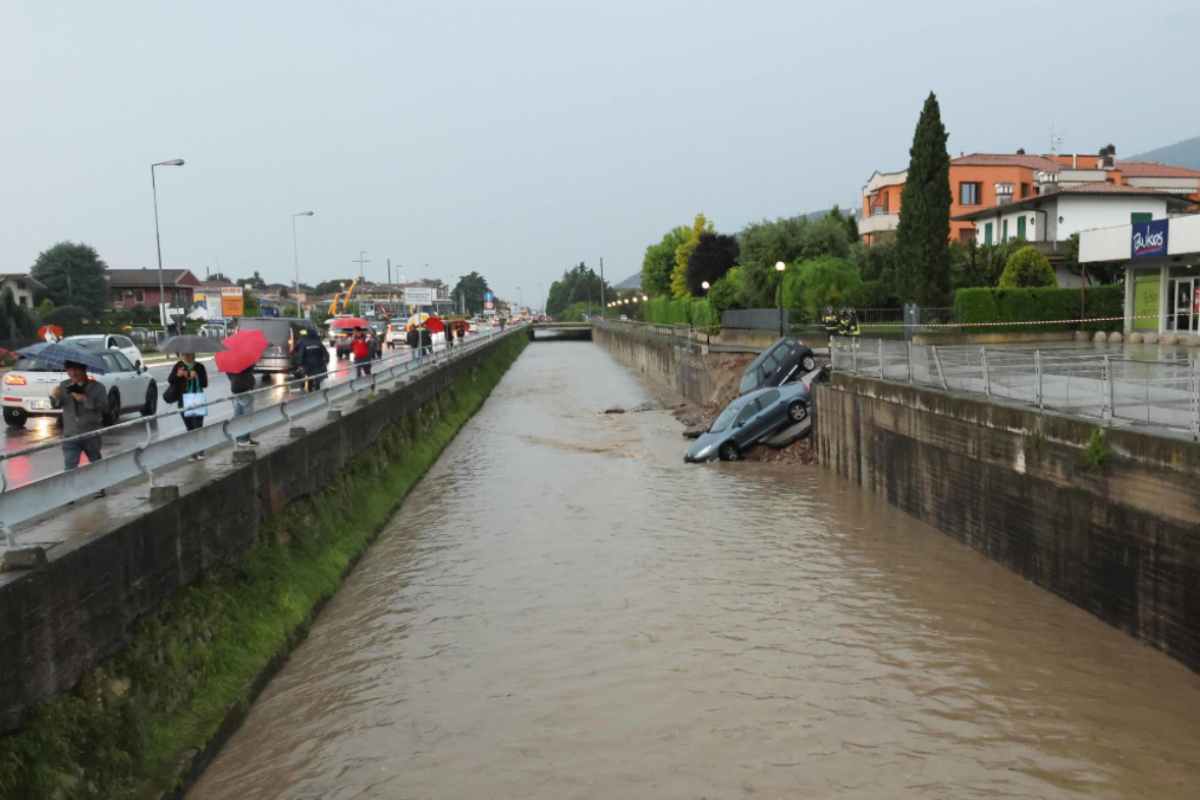 Maltempo si abbatte su Brescia