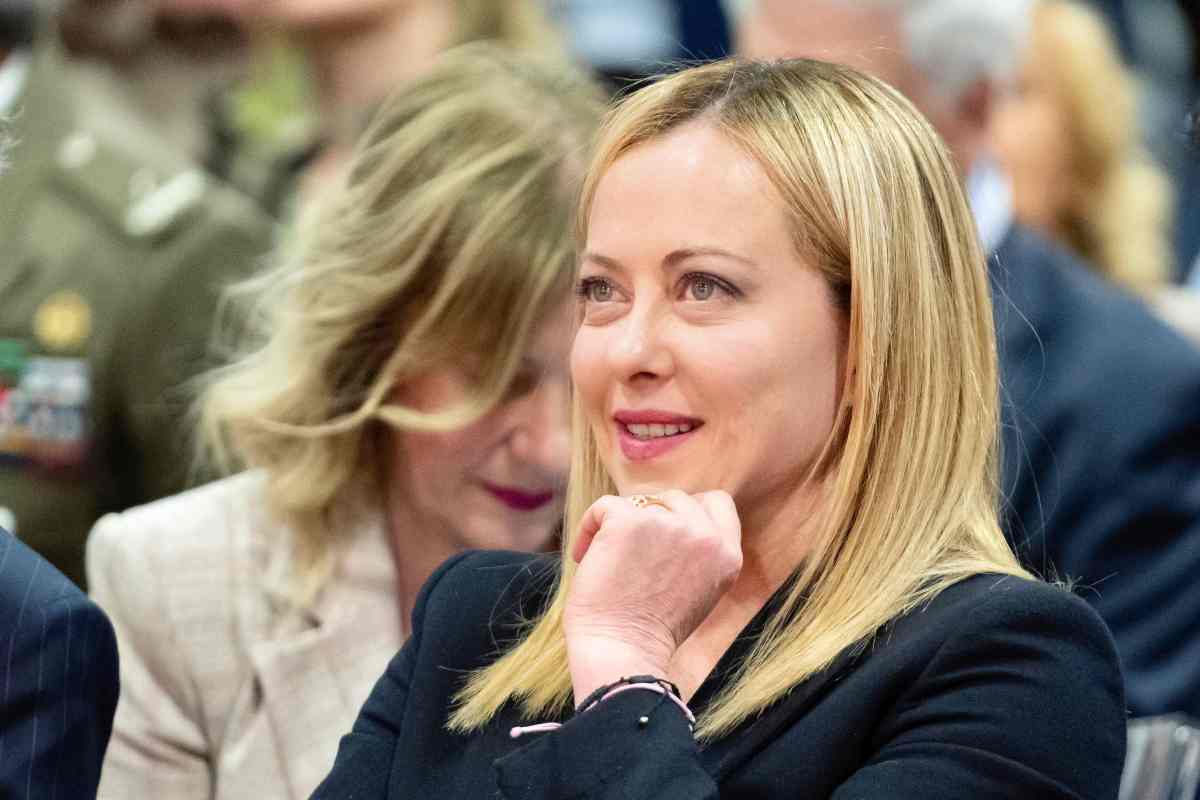 Il presidente del Consiglio Giorgia Meloni