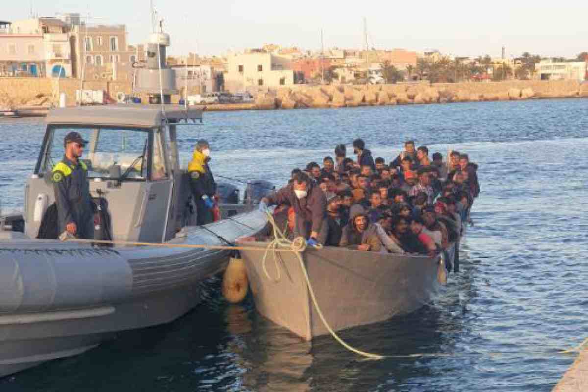 nuovo arrivo di migranti a Lampedusa