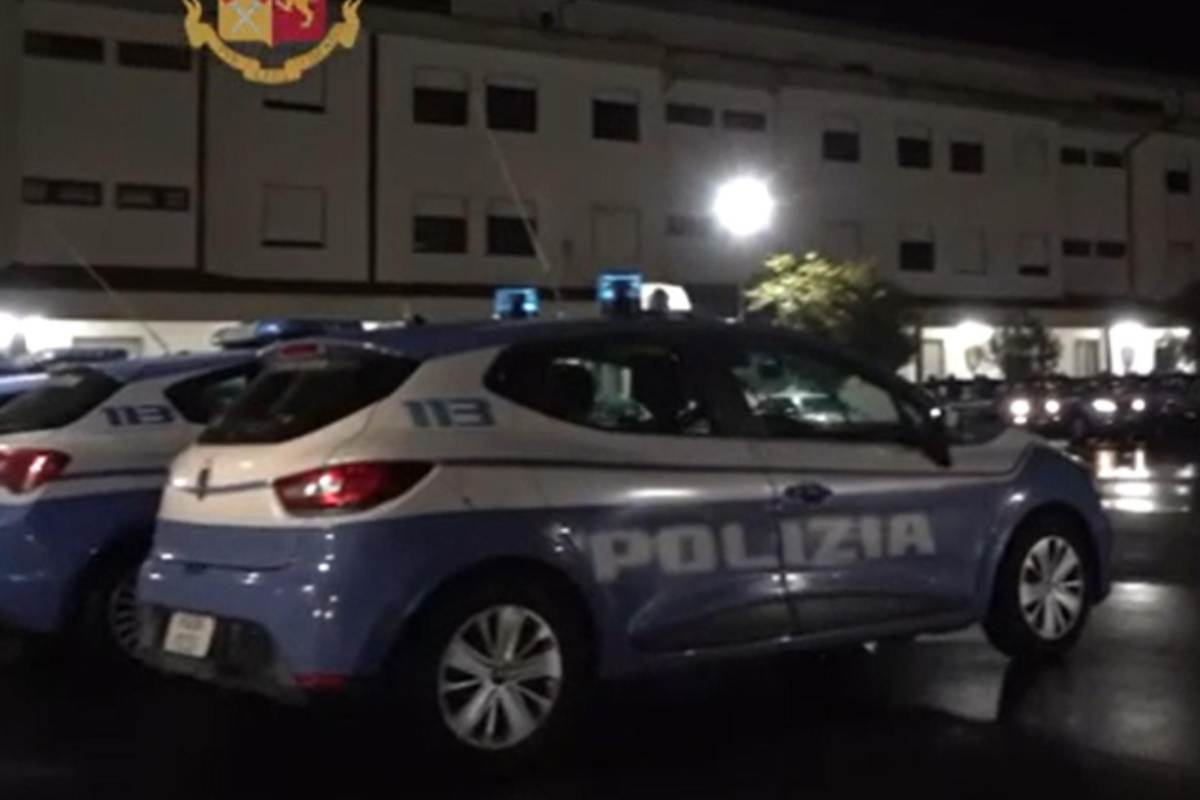 Blitz da parte della polizia