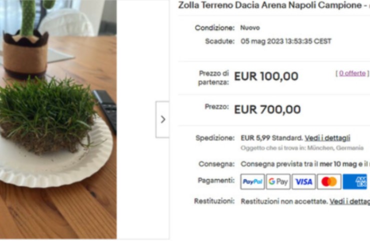 Zolle della Dacia Arena in vendita su eBay
