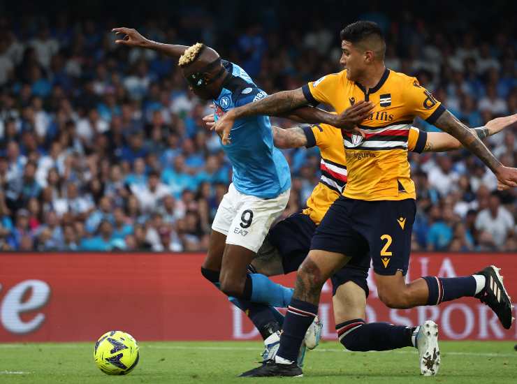 Napoli-Sampdoria diretta