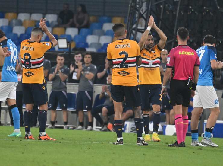 Napoli-Sampdoria diretta