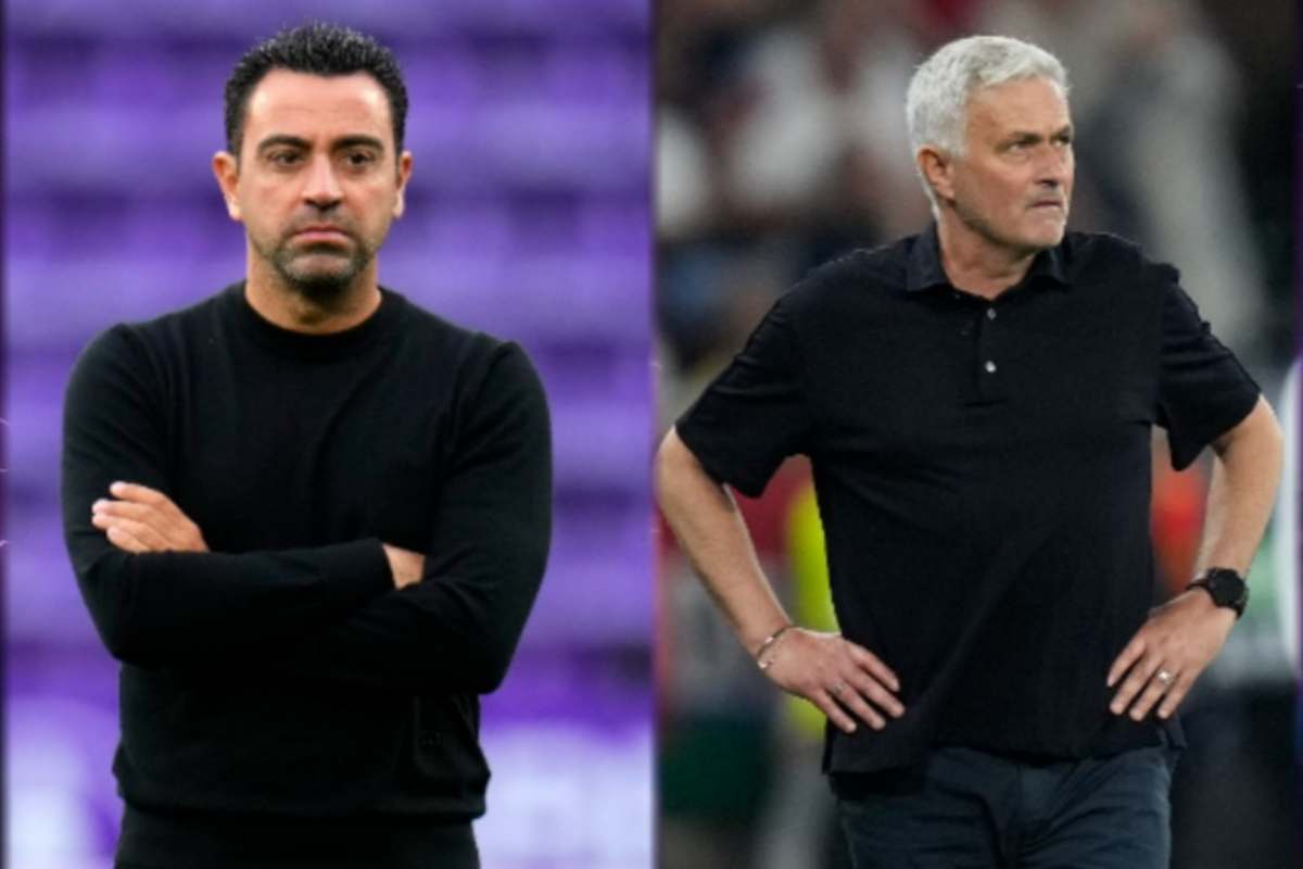 Xavi e Mourinho