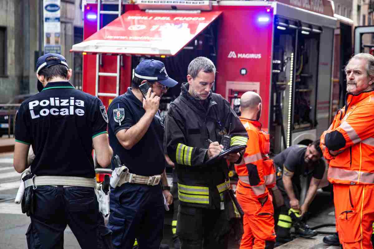 Incendio a Milano in una casa di riposo