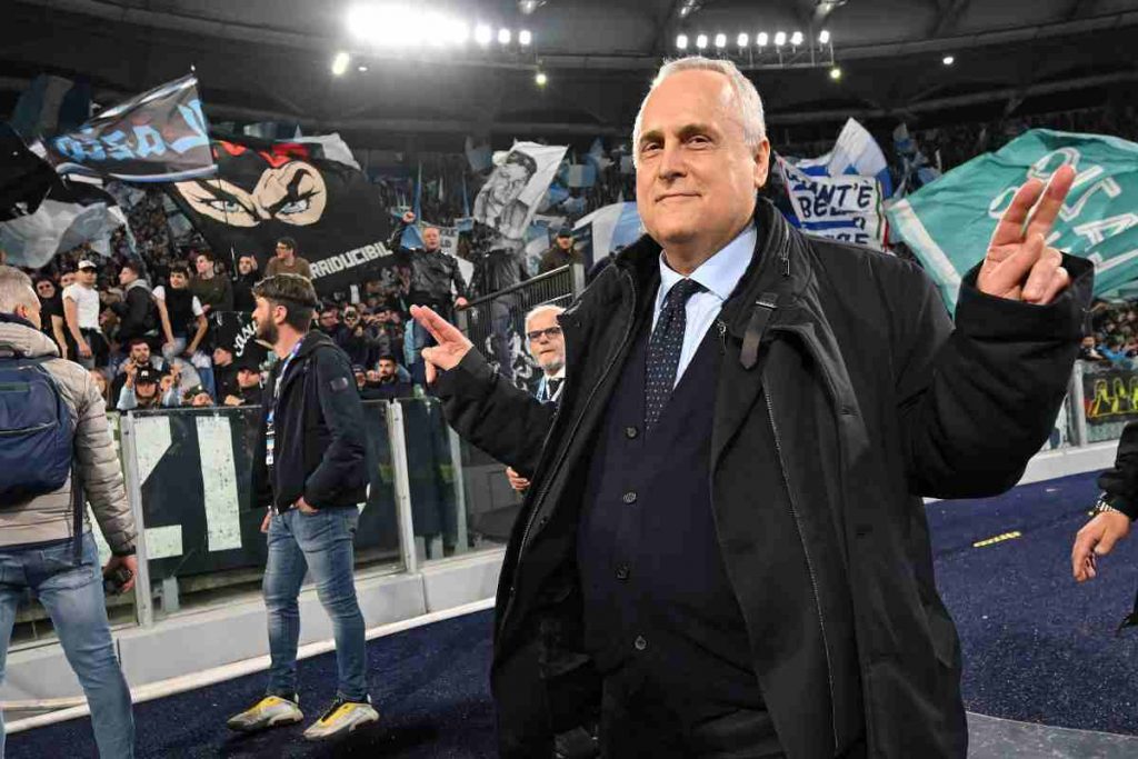 Il presidente della Lazio Claudio Lotito
