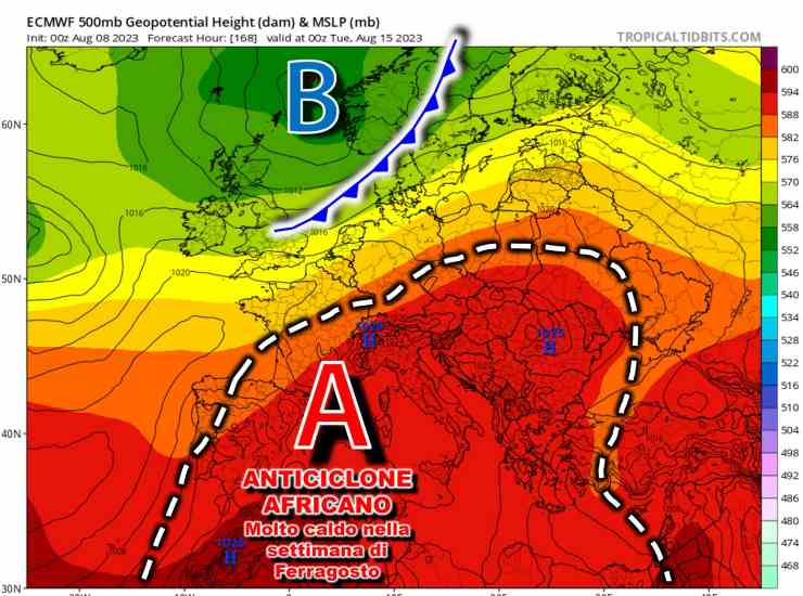 Esclusiva Mattia Gussoni meteo Ferragosto