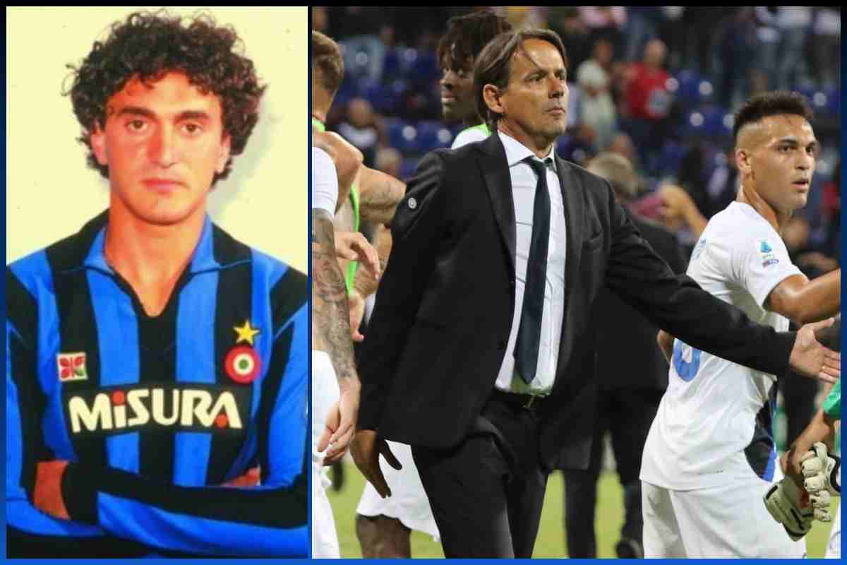 Antonio Sabato e Simone Inzaghi