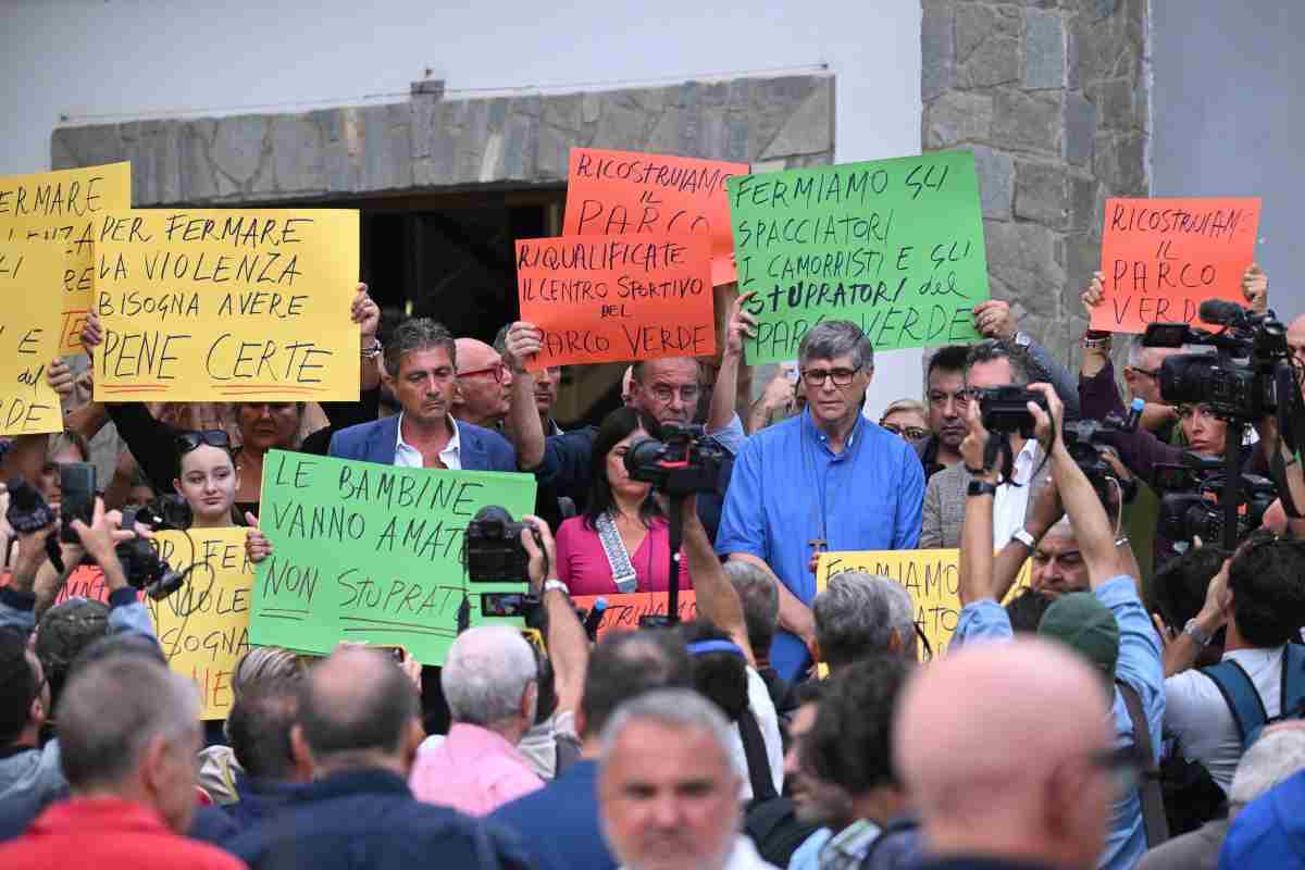 Manifestazione a Caivano