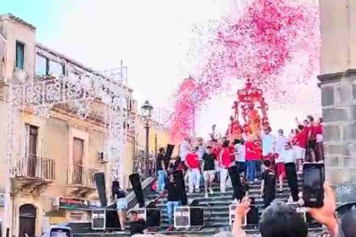 Incidente durante festa del patrono