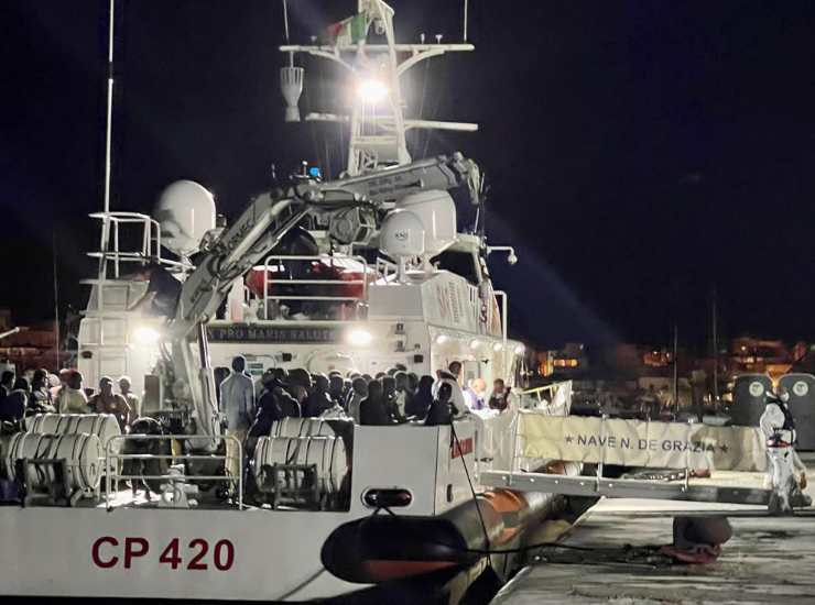 Sbarchi migranti Lampedusa