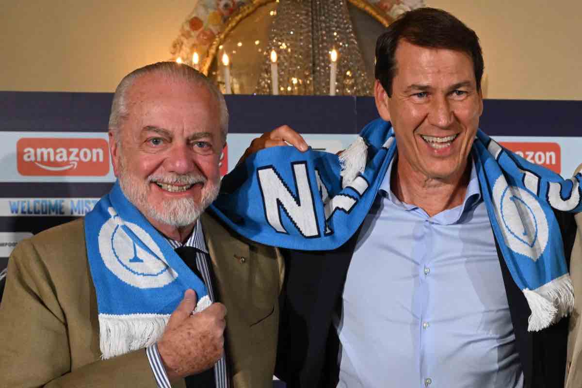 Aurelio De Laurentiis e Rudi Garcia