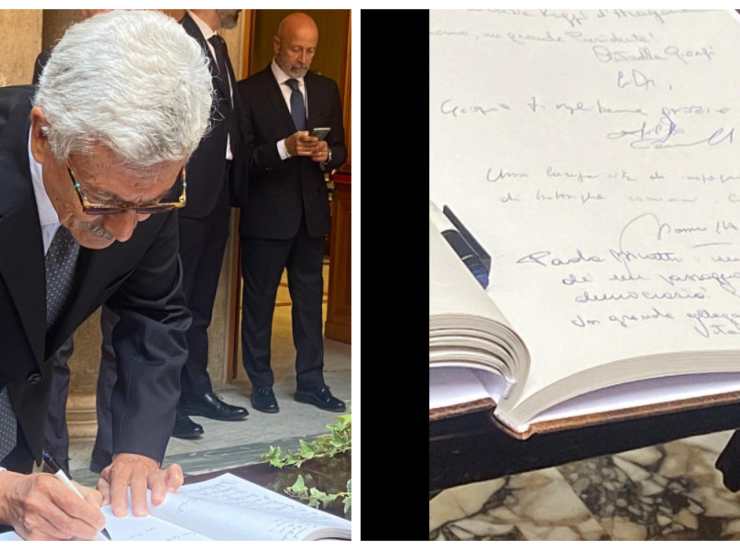 Camera ardente Napolitano diretta