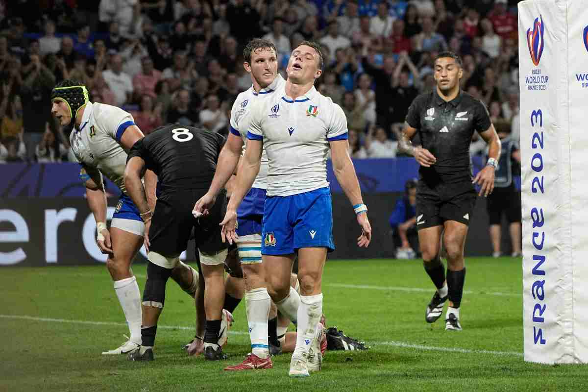 Mondiali rugby, l’Italia crolla contro la Nuova Zelanda: ora la qualificazione si fa più difficile
