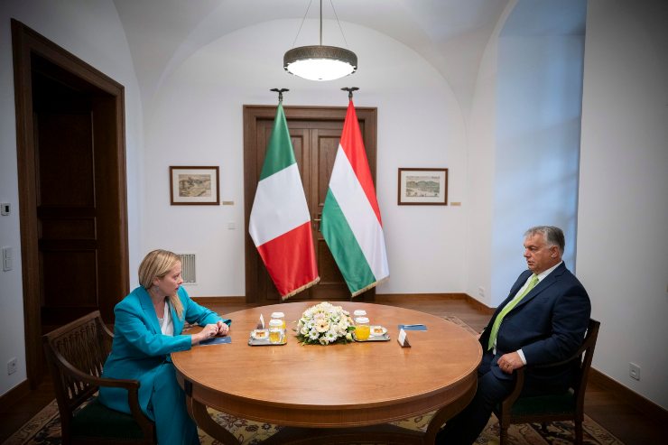 Il suo intervento da Budapest