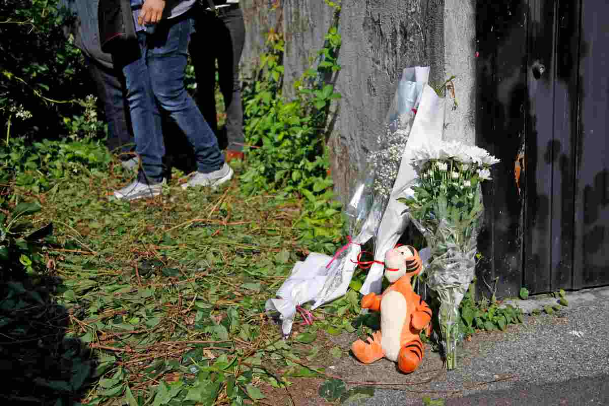 L'ultima immagine prima di morire della vittima