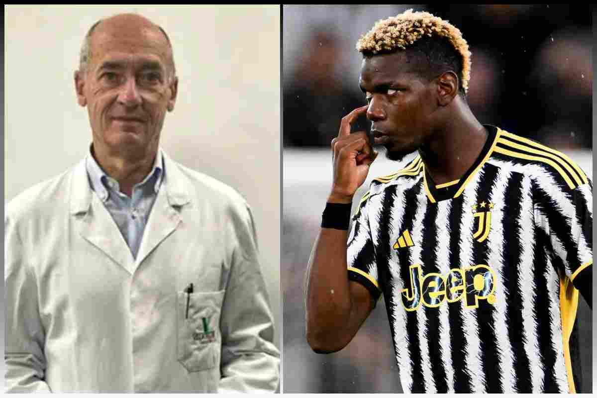 Professor Paolo Montera e Paul Pogba