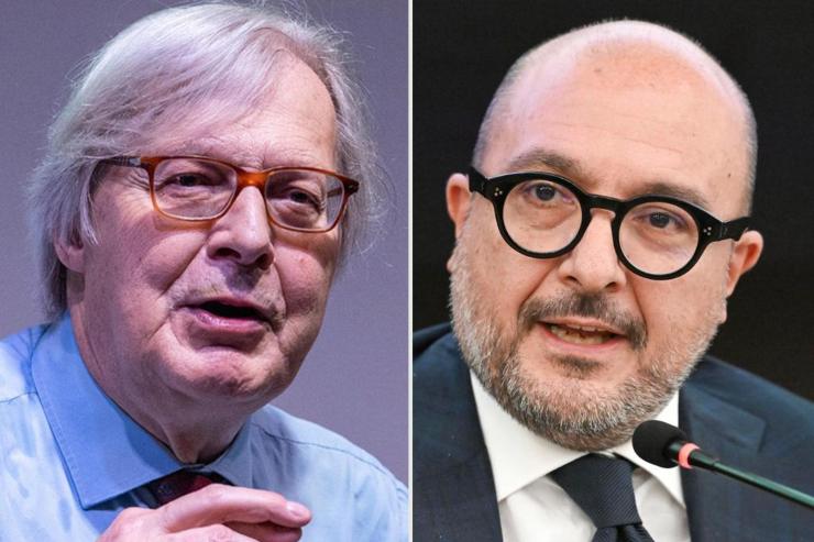 Dimissioni Sgarbi, Sangiuliano non commenta