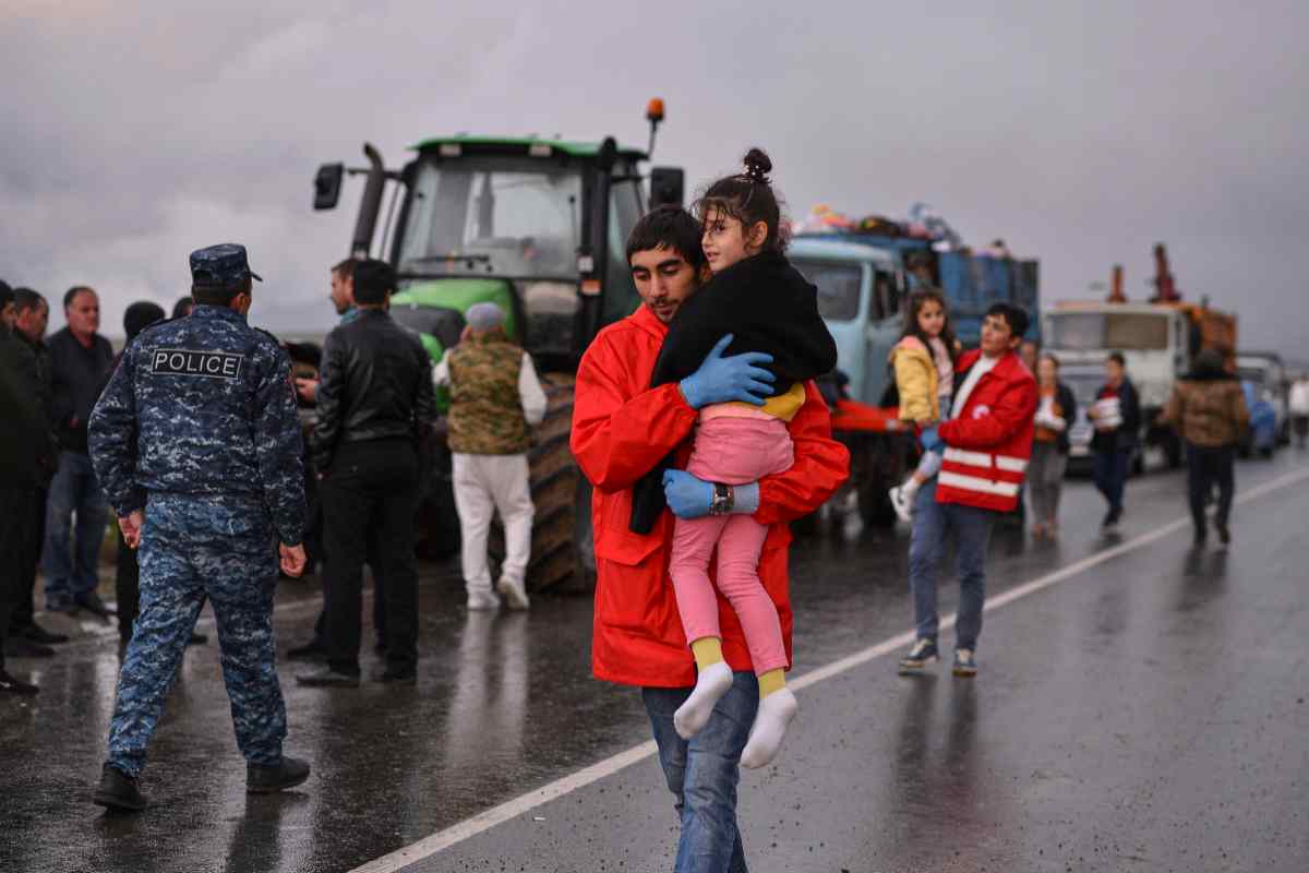 Tremenda esplosione nella regione del Nagorno-Karabakh 