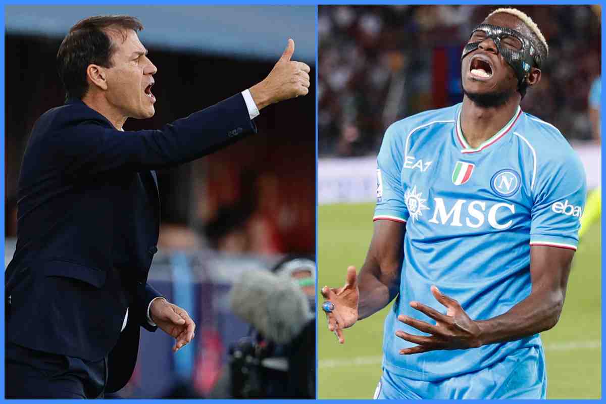 Victor Osimhen e Rudi Garcia