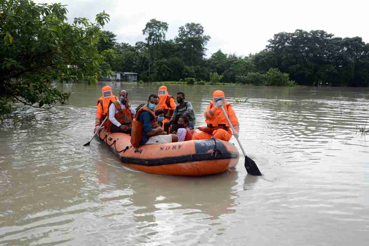 L'India è soggetta a inondazioni