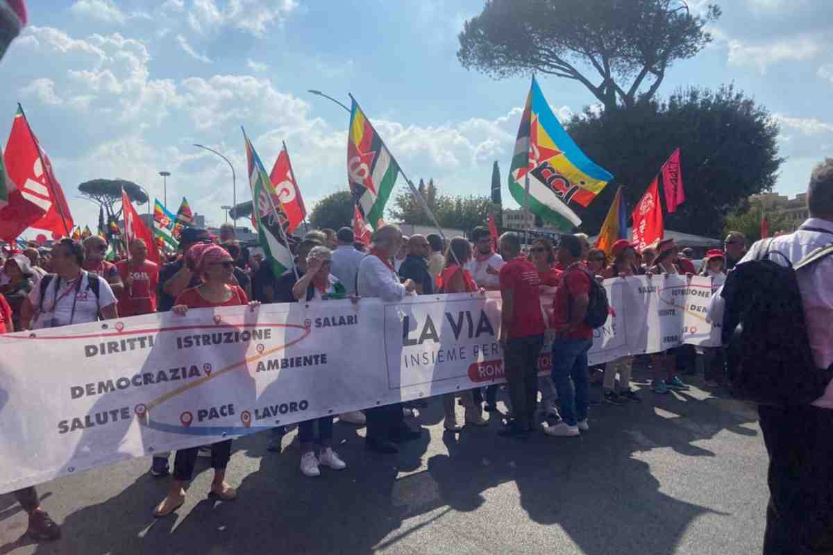 Diretta manifestazione Cgil