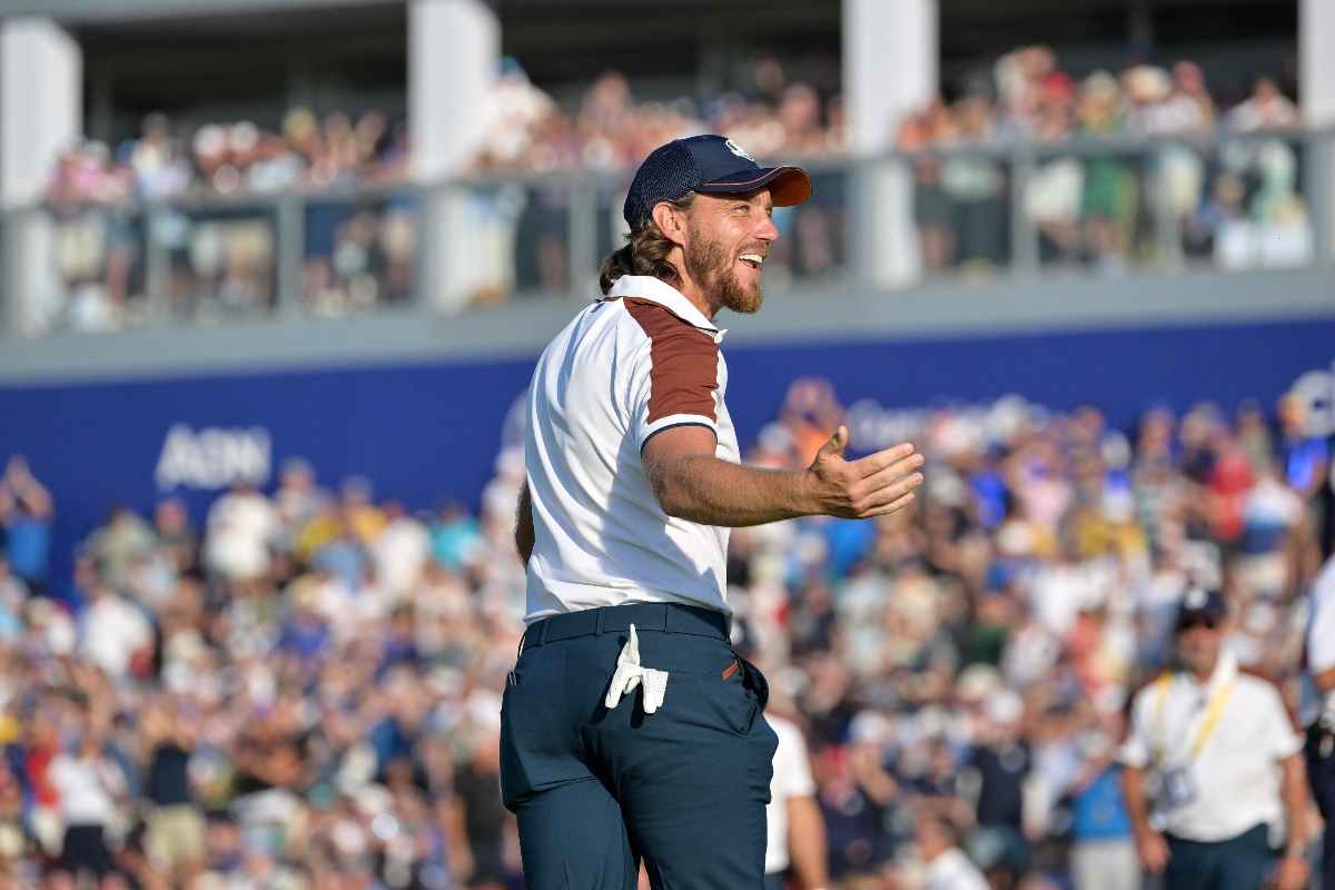 L'esultanza di Tommy Fleetwood