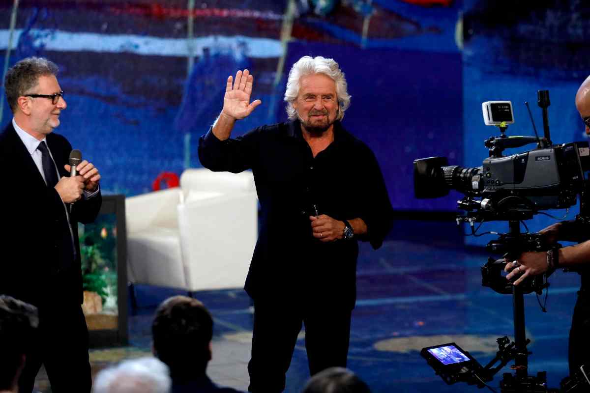 Grillo intervista Che tempo che fa