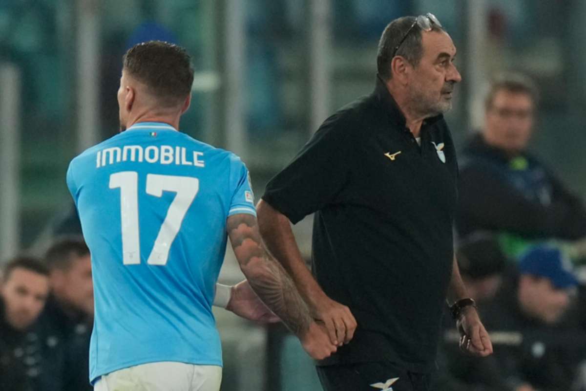 Immobile in panchina