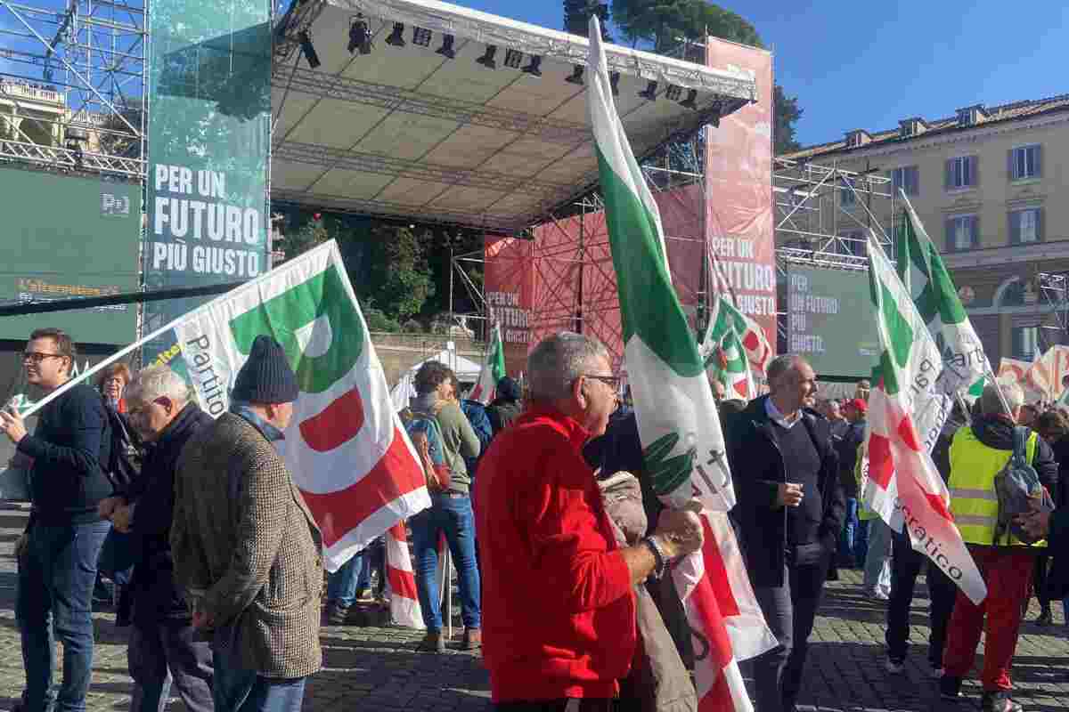 PD manifestazione