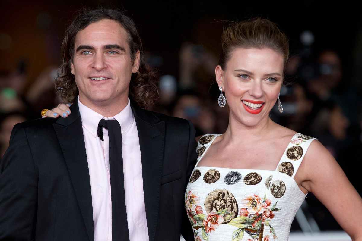 Joaquin Phoenix e Scarlett Johansson alla presentazione di Her