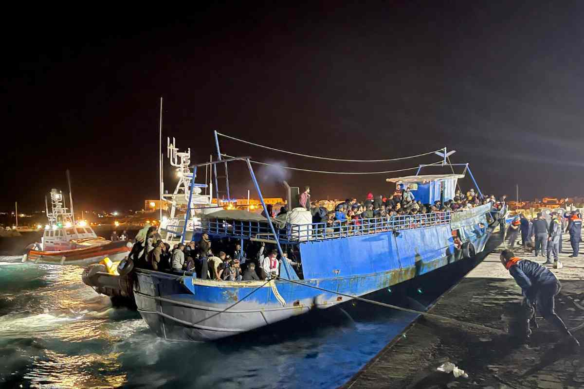 Sbarco a Lampedusa