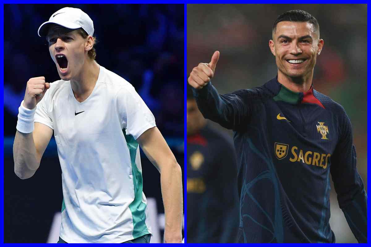 Sinner e Cristiano Ronaldo