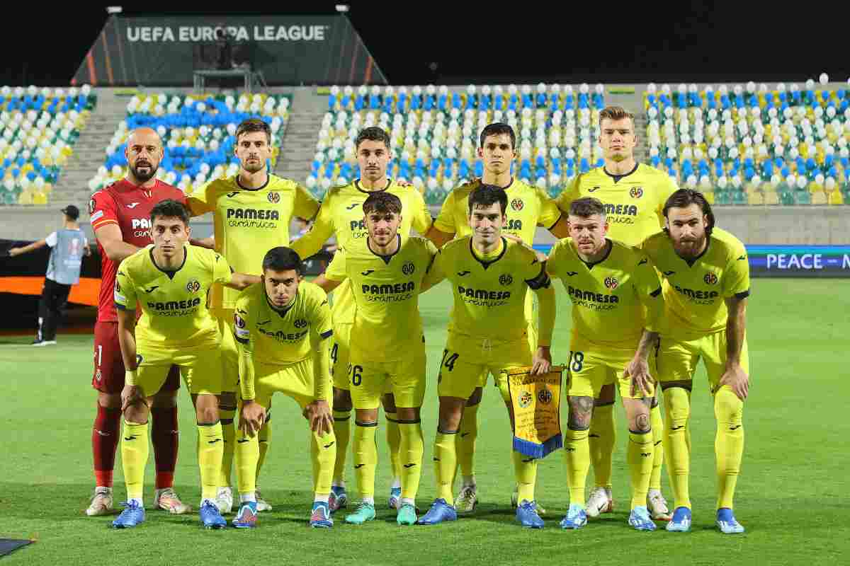 Il Villarreal e la squadra al completo