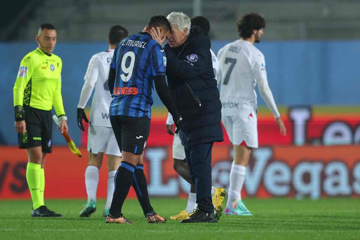 Gian Piero Gasperini e Luis Muriel