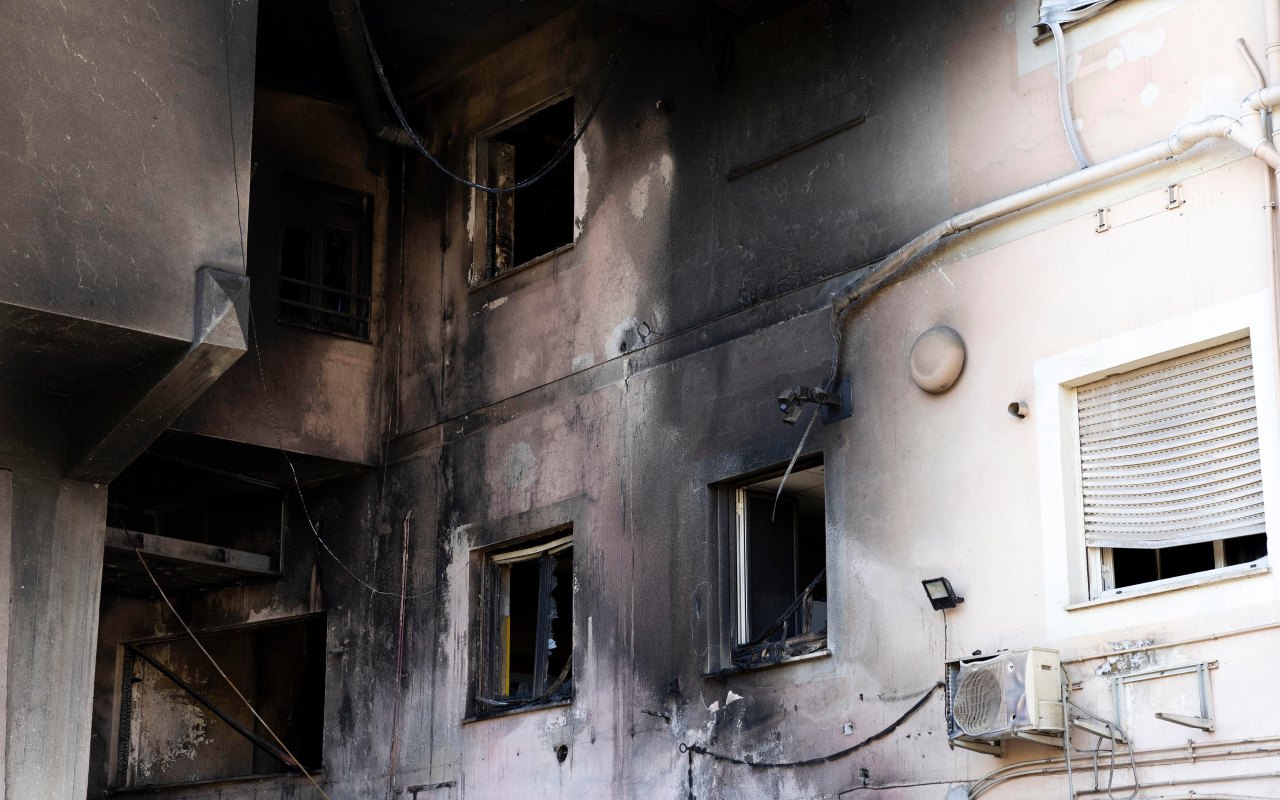 Incendio all'ospedale di Tivoli