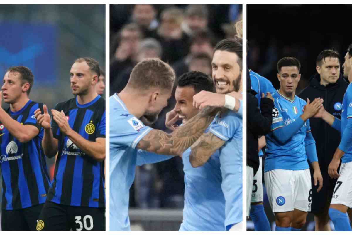 Inter, Lazio e Napoli: le possibili avversarie agli ottavi di Champions League